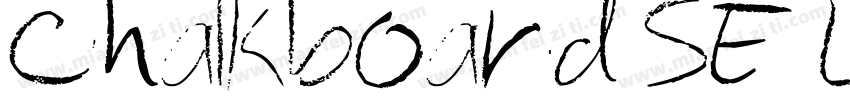 Chalkboard SE Light字体转换